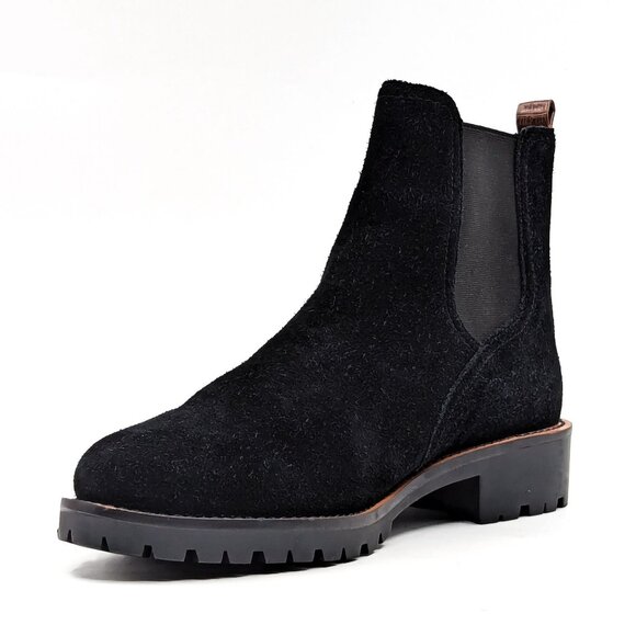 Sam Edelman Women Jacklyn Black Suede Chelsea Boots size 8 - Picture 2 of 11